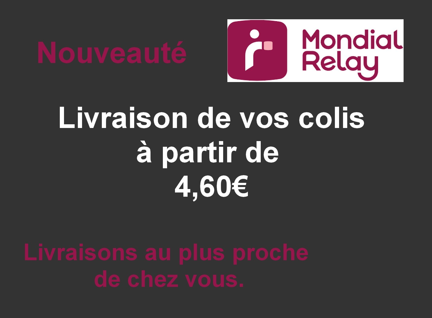 Livré à 2 pas de chez vous